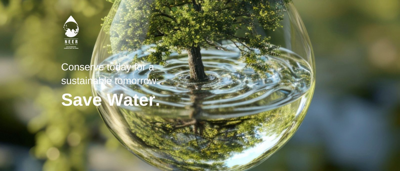 NEER-Conserve today for a sustainable tomorrow Save Water