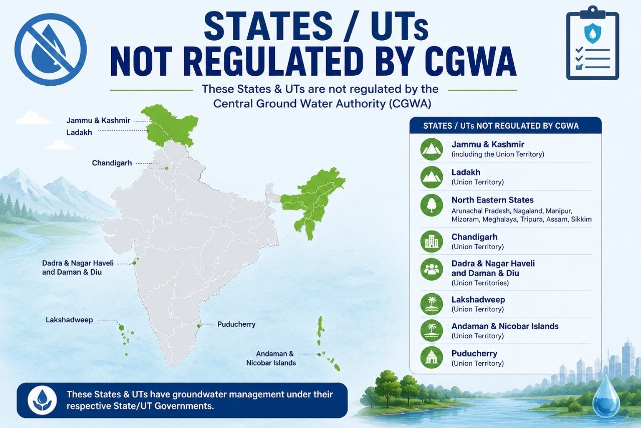 NEER - States not covered under CGWA